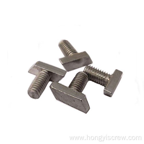 Stainless Steel square T-bolt Hammer head Bolts canada